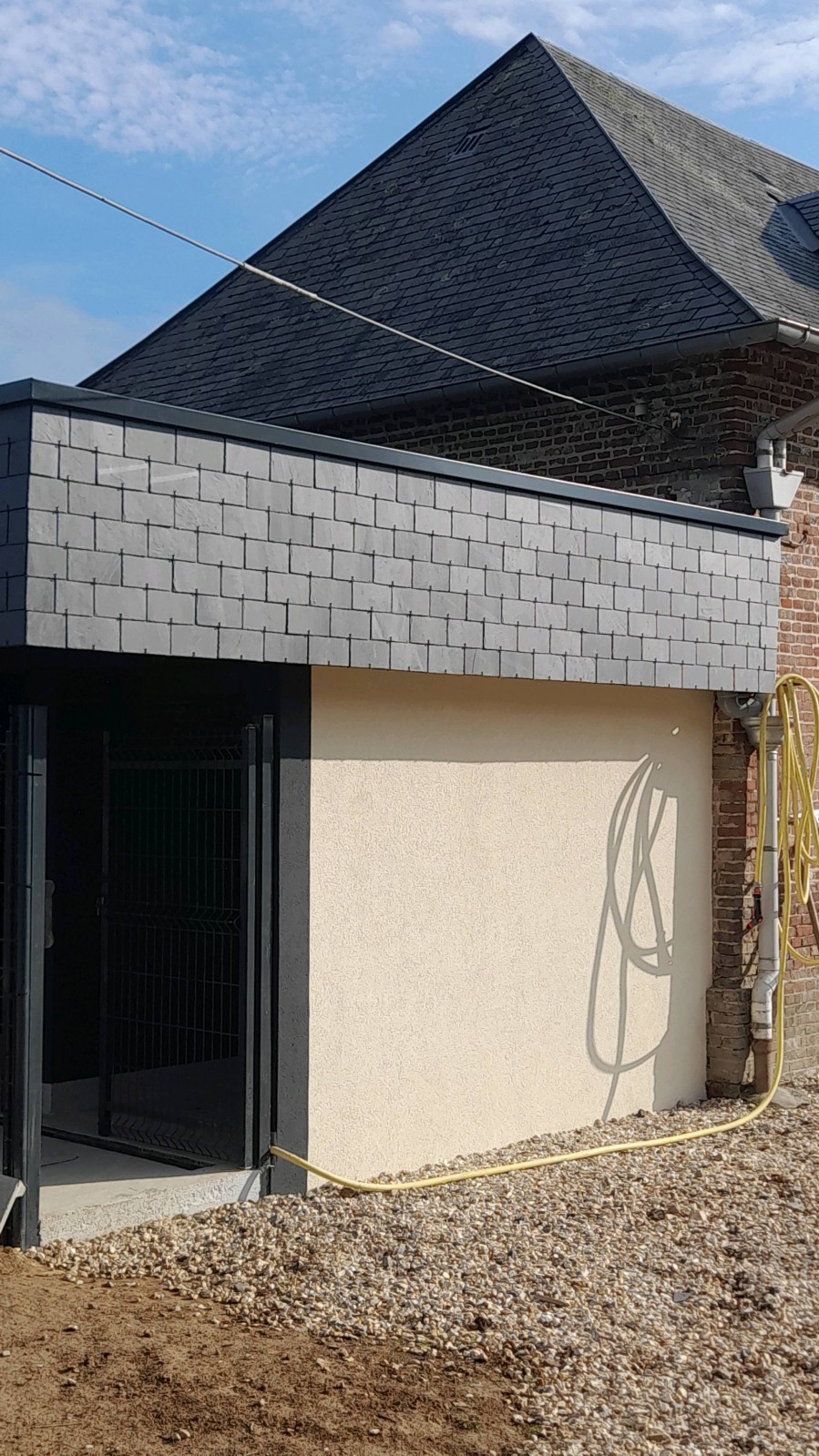 Création d'un chenil en agglo avec toit terrasse proche Fécamp