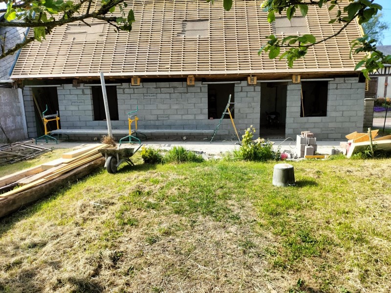 Entreprise pour la rénovation d'une façade de maison individuelle proche de Fécamp 76
